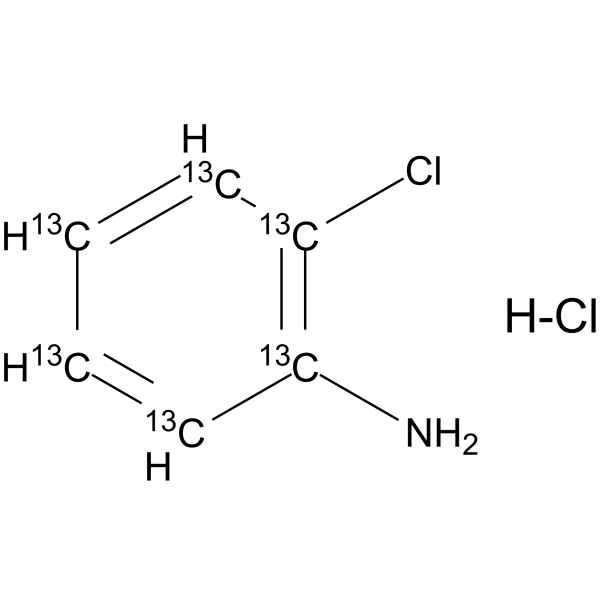 2-Chloroaniline hydrochloride-13C6 1261170-86-8